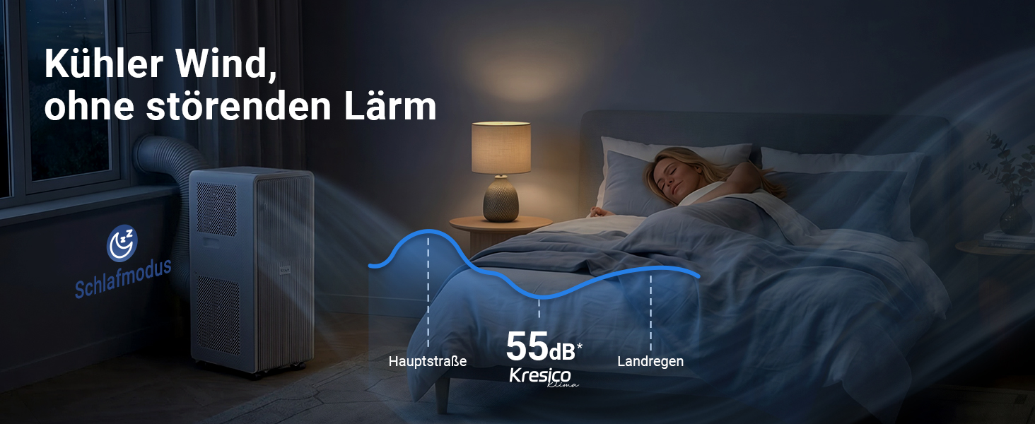 Мобільний кондиціонер 9000 BTU з відвідною трубою R290 для кімнат до 33м²/90м³ з таймером, матовий білий