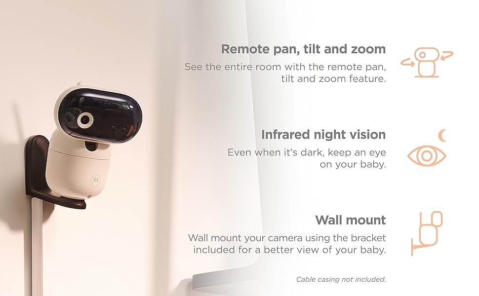 Відеоняня Motorola Nursery PIP1610 HD WiFi з 5
