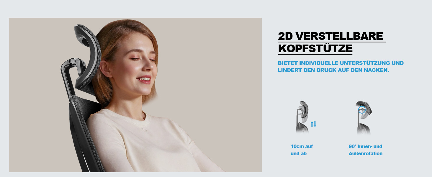 Ергономічне крісло для офісу, 4D підлокітники, регульована глибина сидіння, 4-ступеневий нахил, гумові колеса, сітчаста сидіння, висока спинка, для великих людей, Homeoffice & Gaming, ергономічне крісло для робочого столу (Чорний – з підставкою для ніг, сітчасте сидіння)