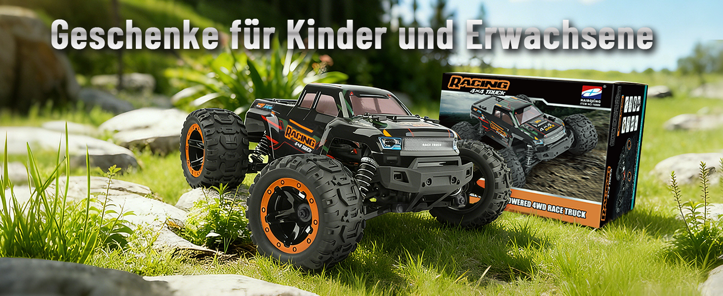 Радіокерований монстр-трак HAIBOXING 1:16, позашляховик 36 км/год, водонепроникний RTR для дітей та дорослих