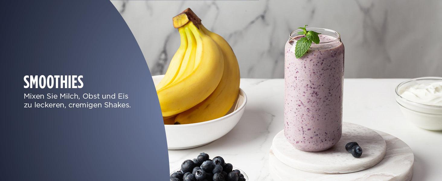 Портативний блендер Ninja Blast Max - 570 мл, акумуляторний, з чашею та кришкою, 3 функції, для смузі та протеїнових коктейлів (Marineblau)