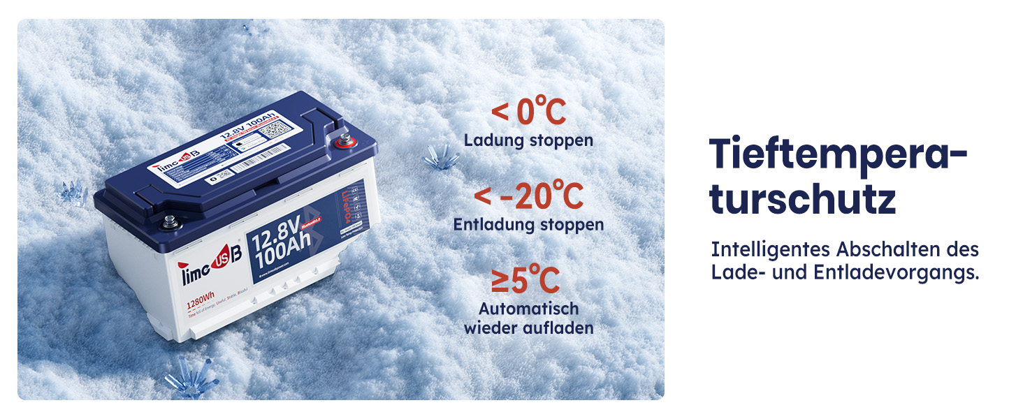 LiFePO4 акумулятор Timeusb Pro 12V 100Ah (640Wh) з BMS 50A та Bluetooth, літієва батарея H190