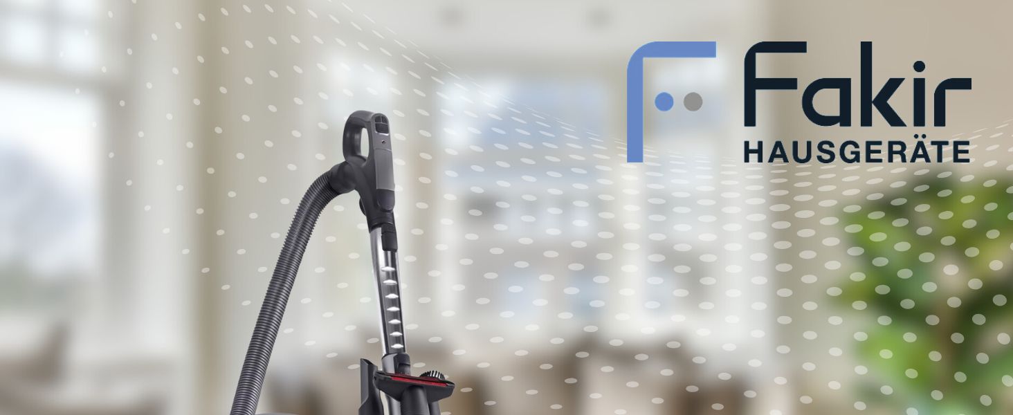 Пилголомник Fakir Black Vac Power: міцний, з мішком, HEPA фільтр H14, 800W, 12м радіус дії, 3л мішок, тиха робота 69dB(A)