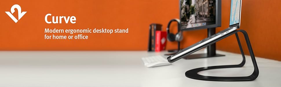 Curve - підставка для ноутбука Twelve South (MacBook, Notebooks) | Ергономічна, чорна