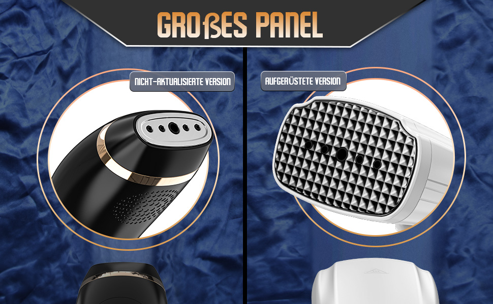 Парфукат Raelunyi 1300W: портативний відпарювач для одягу, для дому, подорожей та офісу (білий)