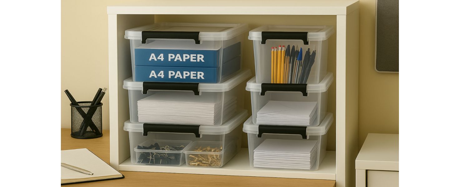 4 набори Astor24 ящики для зберігання прикрас 40 л (60 кульок) - для різдвяних прикрас, їстівний пластик, стекові