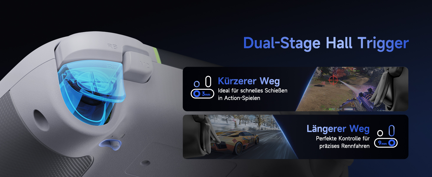 EasySMX X05PRO Бездротовий Геймпад для ПК, Switch, Android, iOS з тихими кнопками, Hall джойстиками та програмованими клавішами