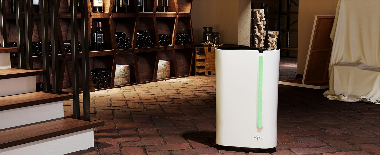 SUNTEC DryFix 20 PRO: Електричний осушувач повітря 20 л/день, 63 м², 3-в-1 (осушувач, очищувач, сушарка)