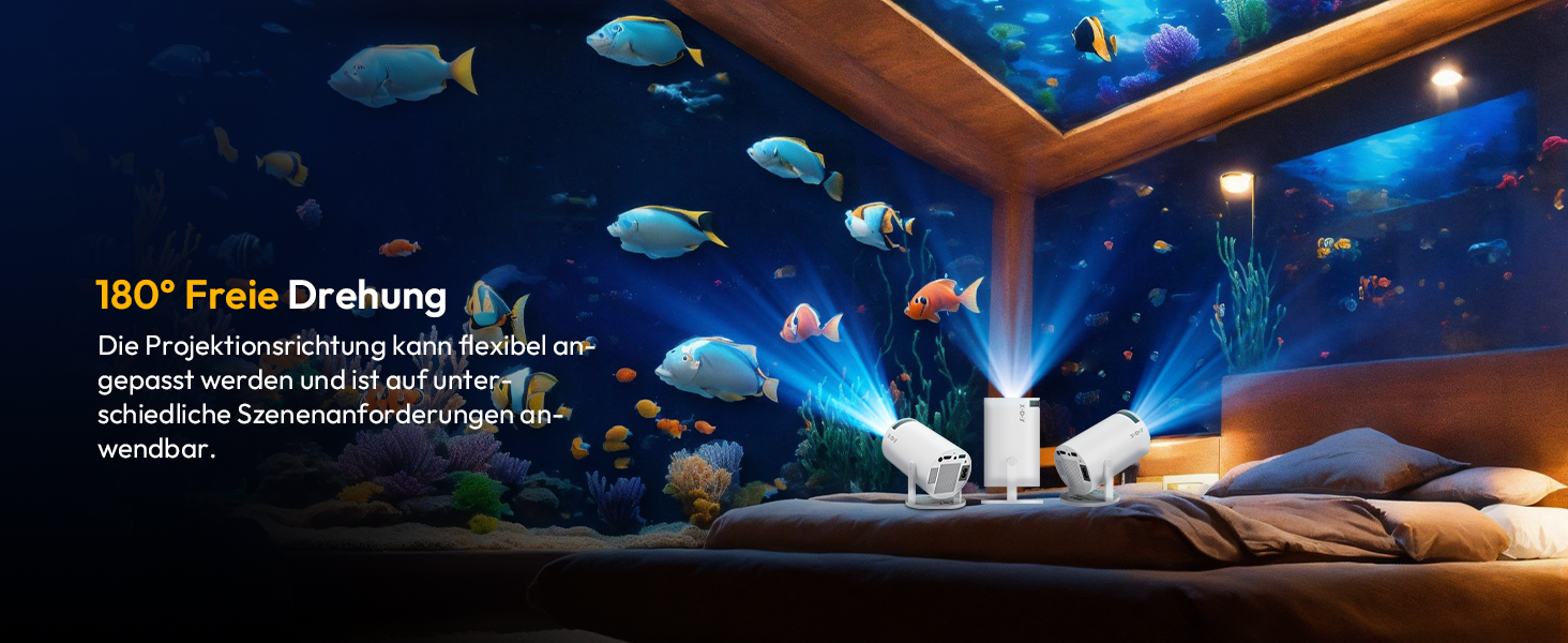 Проектор Xgody Gimbal 3 New: 12000 Люмен, Android 11.0, WiFi 6, Bluetooth, Auto Keystone, Підтримка 4K 1080P, 720P HD, для домашнього кінотеатру (білий)