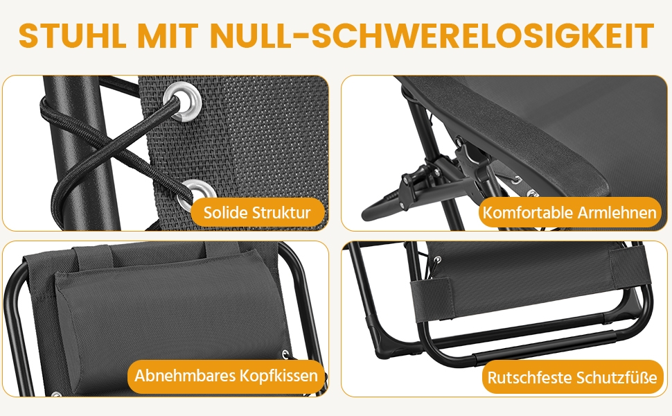 Розкішна садова лежанка Yaheetech з підголовником та тримачем для напоїв - розкладний лежак для відпочинку на вулиці