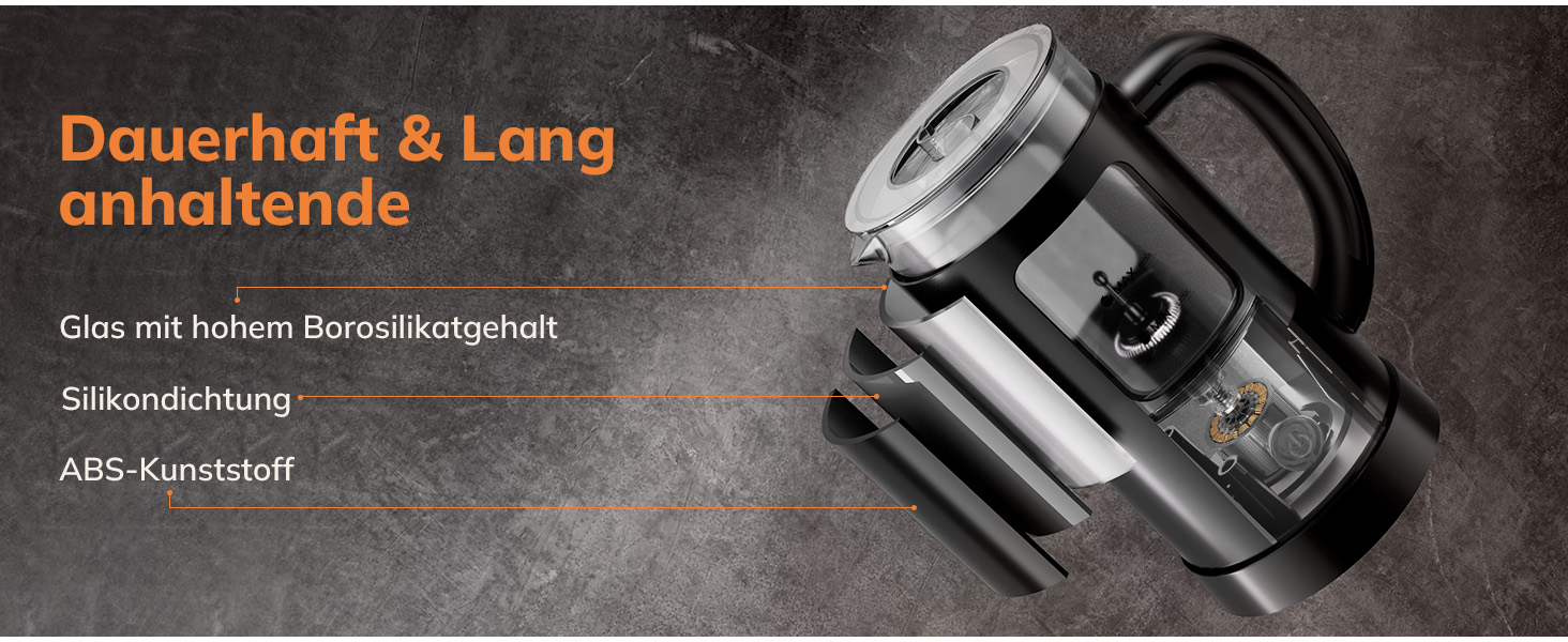 Електричний піноутворювач для молока Morpilot 4-в-1, 550W, 600мл, чорний