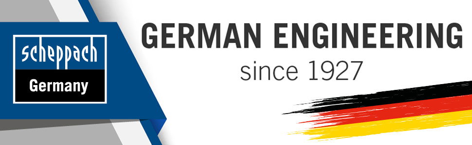 Набір інструментів Scheppach 97 предметів у пластиковому кейсі: викрутки, біти, шестигранники з гумовими ручками