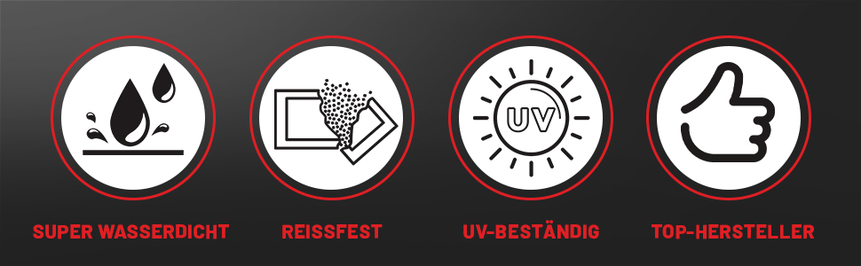 Чохол для парасольки Zettum 3-4 м, водонепроникний, 600D Oxford, захист від УФ, снігу та вітру, 260x42x81/56 см