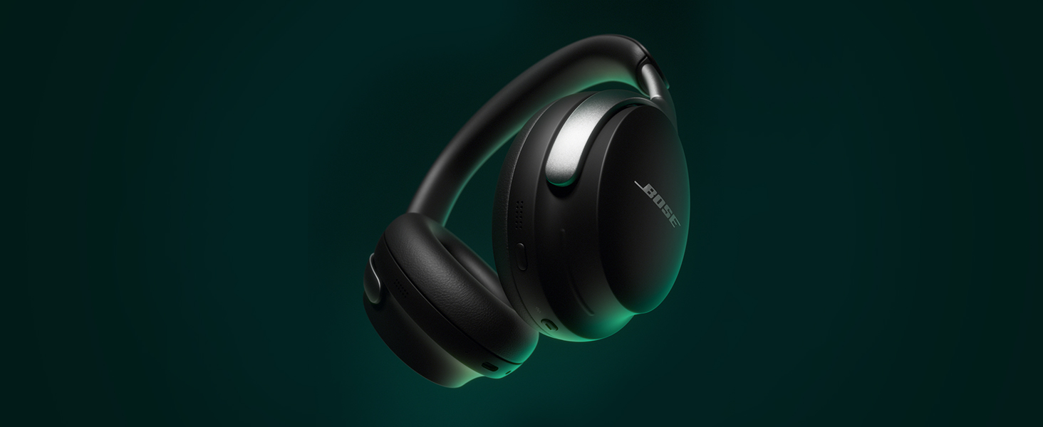 Накладні навушники з шумозаглушенням Bose QuietComfort Ultra, акумулятор 24 години, з мікрофоном, чорний