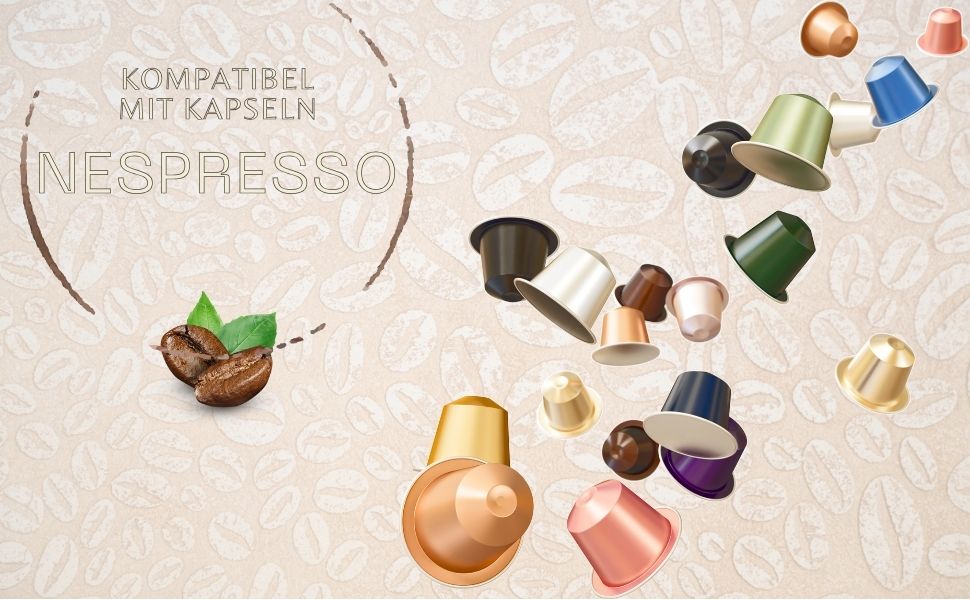 Організатор для капсул Nespresso, металевий, на 50 капсул, білий (з бамбуком)