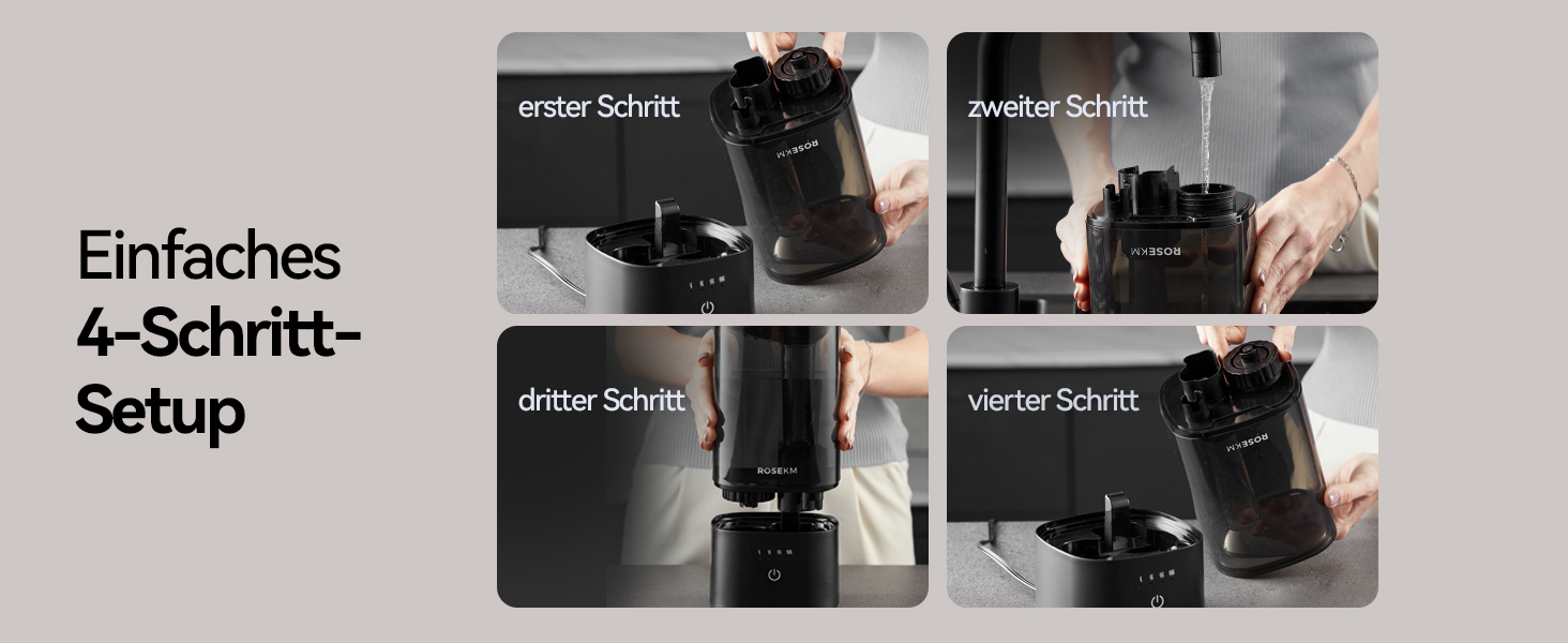 Зволожувач повітря автоматичний для спальні та великих приміщень 4.5л з таймером, сенсором вологості, до 18 годин роботи, автовимкнення, 360° розпилення (Чорний)