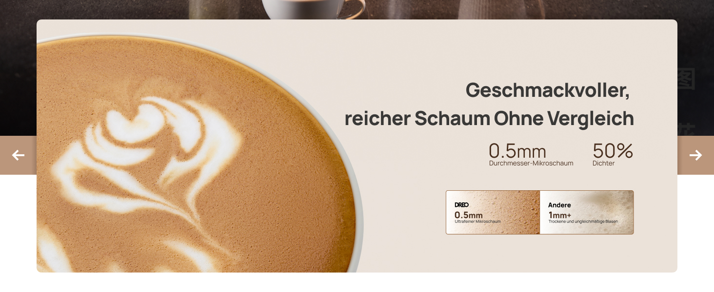 Dreo автоматичний спінювач молока All-in-1, 800 мл, срібний. Спінювач для лате-арту, гарячих та холодних напоїв, 30+ рецептів, для миття в посудомийній машині