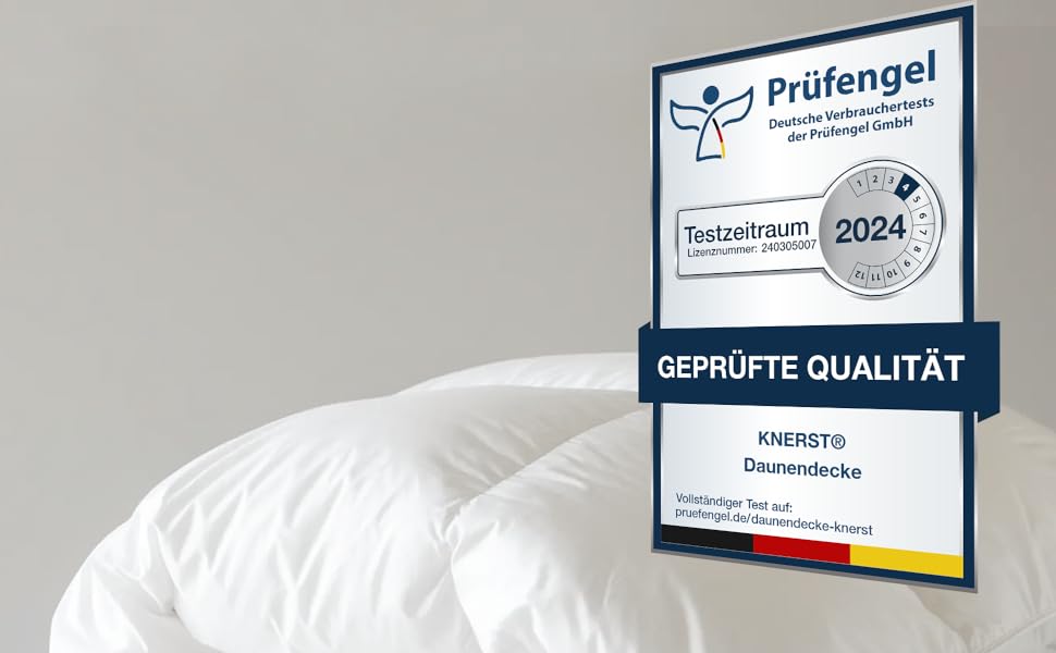 Пухова ковдра 155x220 см - тепла зимова ковдра з пухом та пером, сертифікат Ökotex