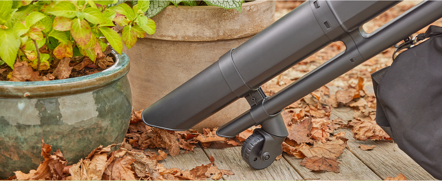 Пилосос-подрібнювач листя Gardena PowerJetCollect з потужним всмоктуванням та металевим ротором