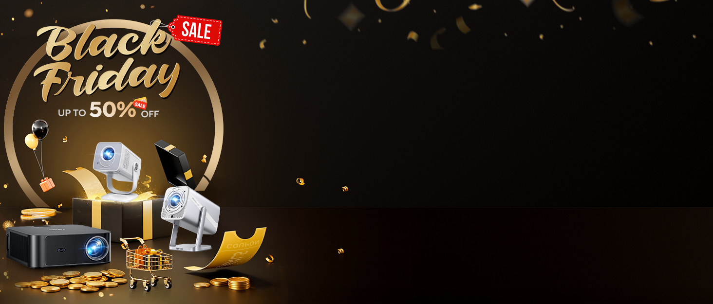 Портативний проєктор Mini Beamer 4K з підтримкою Android 13, WiFi 6, Bluetooth 5.4 та обертанням 270°. Підходить для домашнього кінотеатру, використання на вулиці та підключення до HDMI, Android, iOS, PC, USB. Автоматична корекція трапеції. Білий колір.