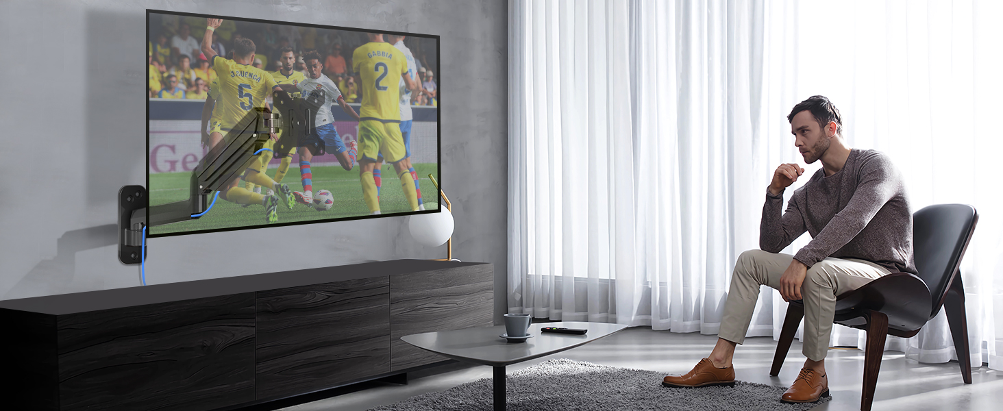 Кріплення для монітора Suptek, 13-32 дюйми, LED/LCD/TV, до 9 кг, газ-амортизатор, регулювання висоти, нахил, поворот, VESA 75/100