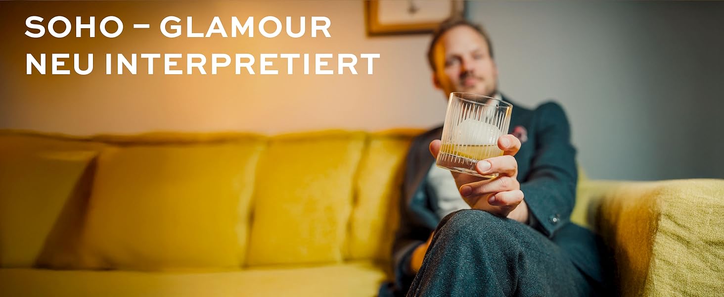 Набір склянок Longdrink Stölzle Lausitz New York Bar (6 шт., 320 мл) – Стильні склянки для коктейлів, води та соків, з кришталевого скла, стійкі до миття в посудомийній машині та ударів