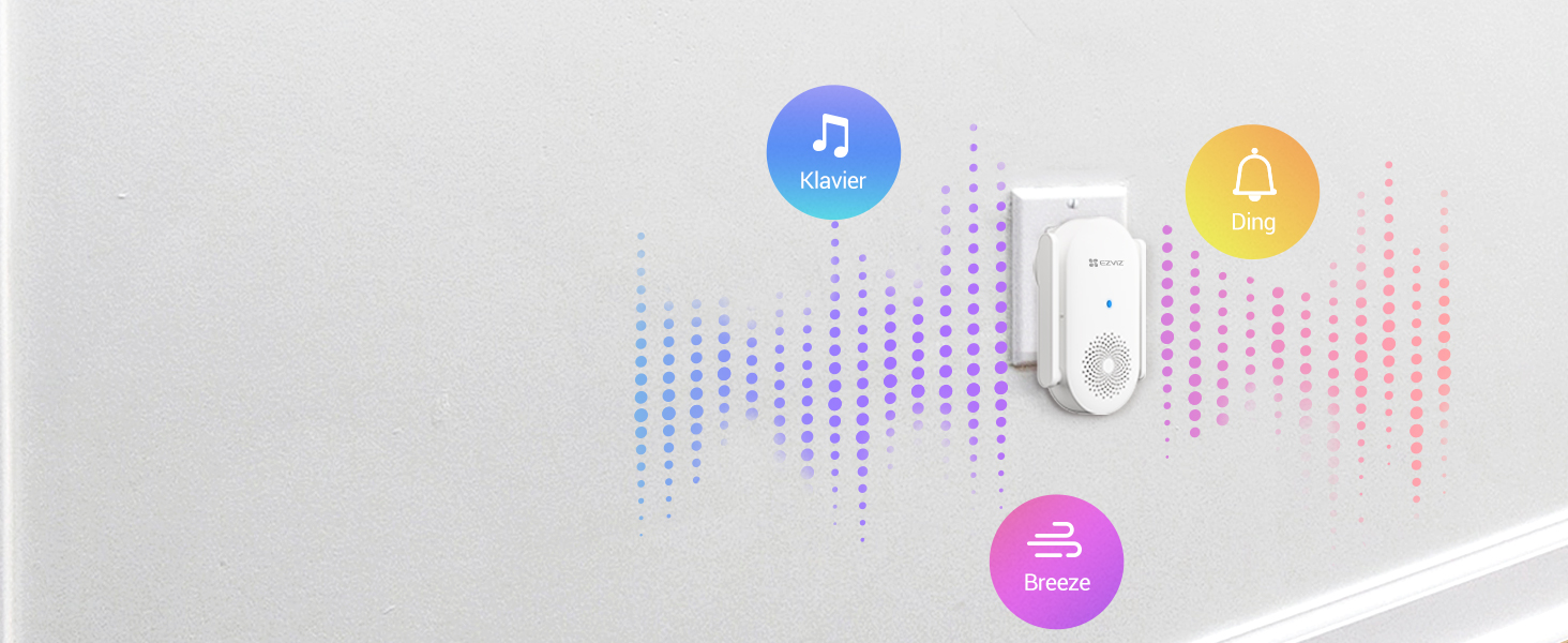 Відеодзвінок EZVIZ CP3 Pro з акумулятором та дзвінком CH1, бездротовий, з камерою, розпізнавання осіб, 2K, кольорова нічна зйомка, двостороння зв'язок, 8GB eMMC, комплект