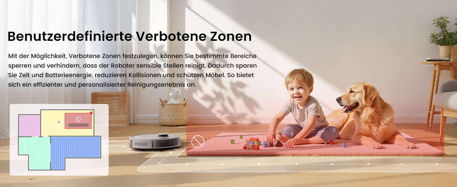 Робот-пилосос LEFANT M2 Pro Mondgrau з функцією миття, 5000Pa, LiDAR, 150 хв, розпізнавання килима, керування через додаток/голос, для видалення шерсті тварин, чорний