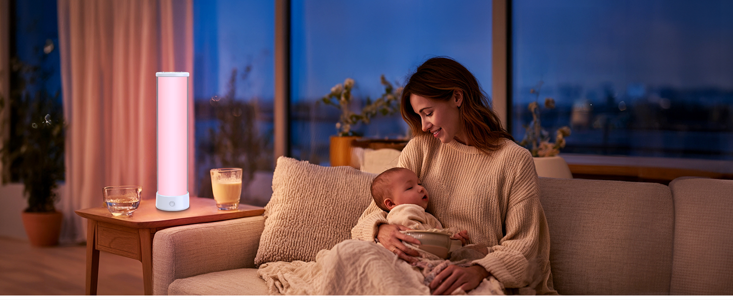 LED-лампа на тумбочку бездротова з пультом/APP, регулювання яскравості, RGBICWW, 2700-6500K, для спальні, вітальні, кемпінгу