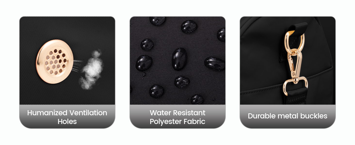 Спортивна сумка LOVEVOOK для жінок: дорожня сумка, weekender, з косметичкою, відділенням для взуття та мокрих речей, водонепроникна пляжна/басейнова/сауна сумка, ручна поклажа для подорожей, зелена