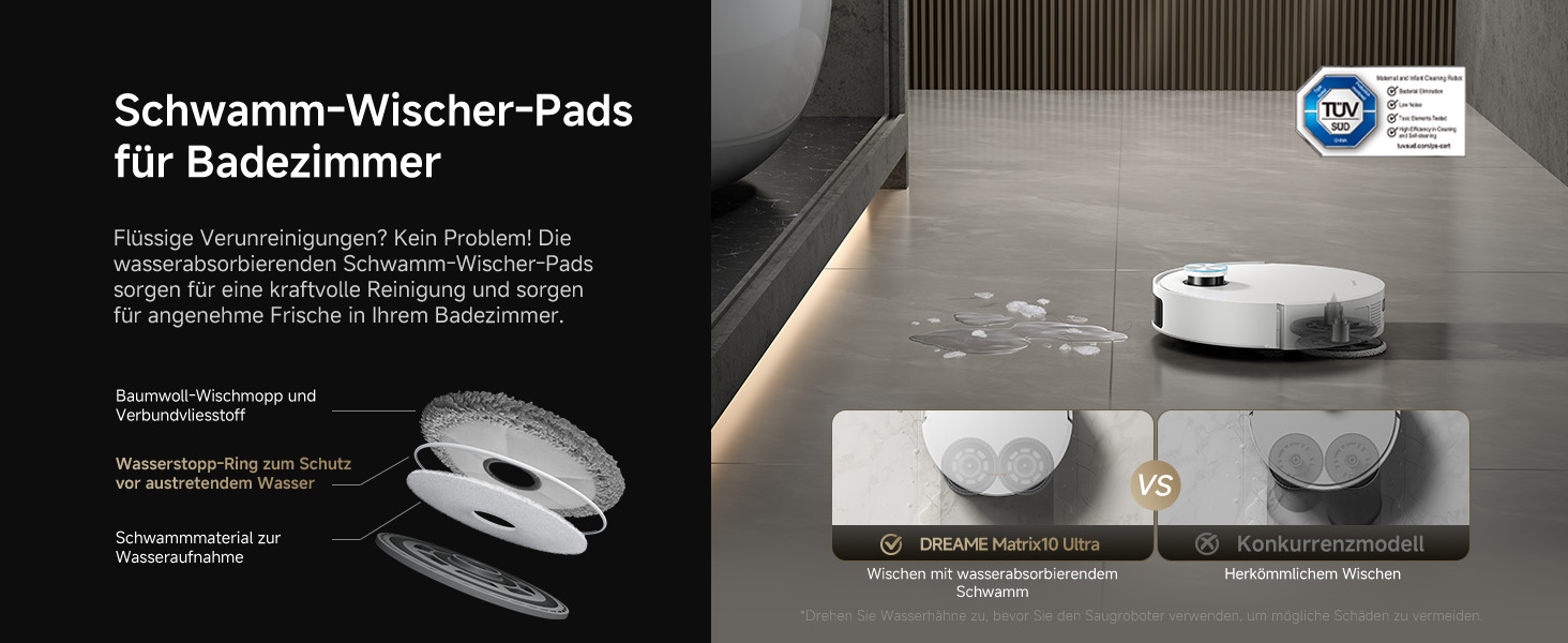 Робот-пилосос Dreame Matrix10 Ultra: потужність 30000Pa, 8 см, самоочищення, автоматичне порожнення, голосове керування