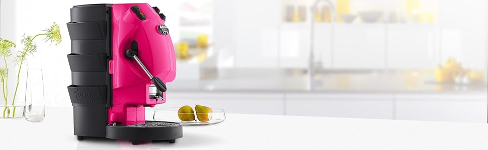 Кавомашина Didiesse Frog Revolution для кавових капсул, 650 Вт, червона