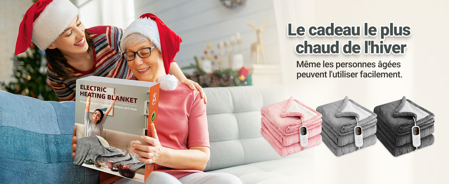 Електрична ковдра з автовимкненням 130x180 см, 8 рівнів нагріву, таймер 12 годин, пральна машина, флісова ковдра для ліжка, дивана, офісу, рожева