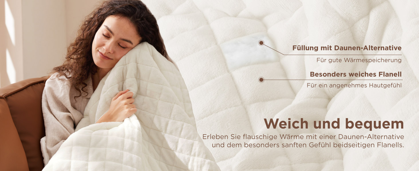 Електрична ковдра BEDSURE з автовимкненням, 130x180 см, сіра - ідеальний подарунок для мами на Різдво