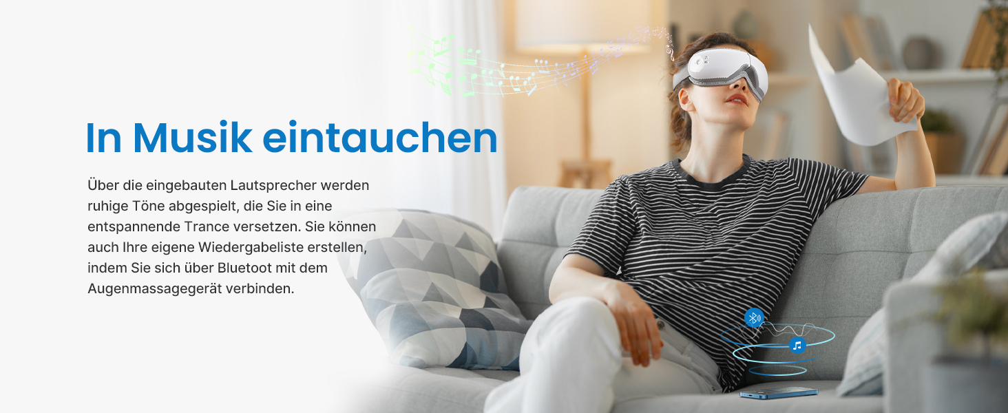 Масажер для очей RENPHO Eyeris 1 з підігрівом, вібрацією та Bluetooth, для зменшення темних кіл та сухості очей, покращує сон, зелений колір