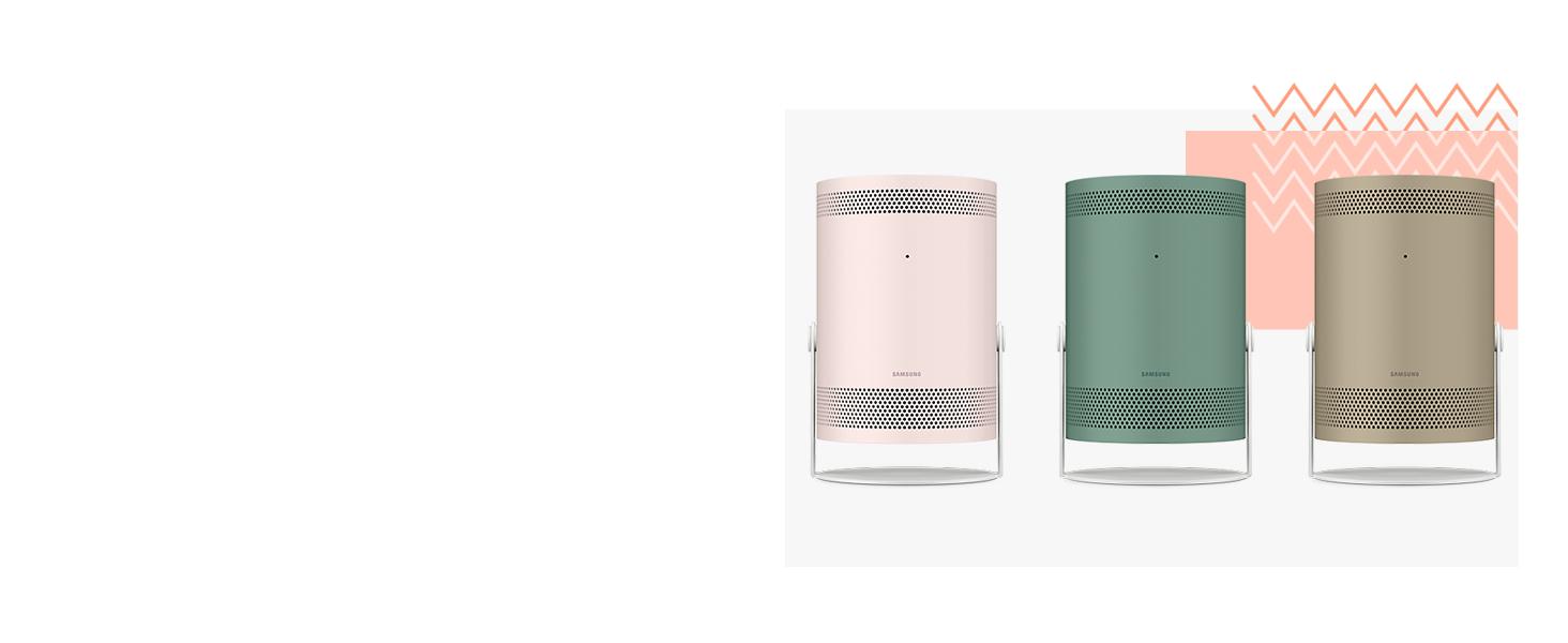 Samsung The Freestyle: Портативний LED-проектор Full HD HDR10 з автонастроюванням та 360° звуком (2023)