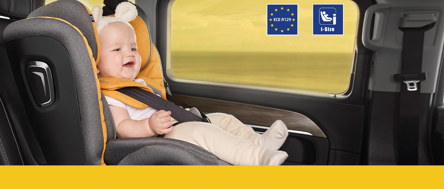 Бустерне сидіння для дітей ISOFIX, ECE R129 Бустер Сідло групи 2/3 (приблизно 15-36 кг), потовщений тканинний чохол і адаптер Isofix, чорний легко миється