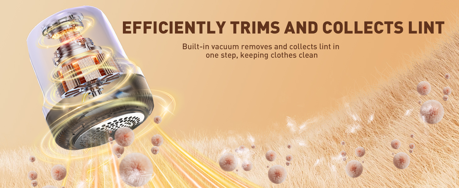 Електричний видалення ворсу для тканини COPPA: 6 лез, 3 швидкості, перезаряджається, для одягу, меблів (фіолетовий)