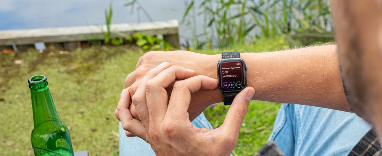 MEATER Pro Duo: Розумний термометр для м'яса | Висока термостійкість 550°C | Велика дальність | Сертифікована точність | Для приготування на грилі, в духовці, мангалі, коптильні, фритюрниці | 50+ рецептів в додатку