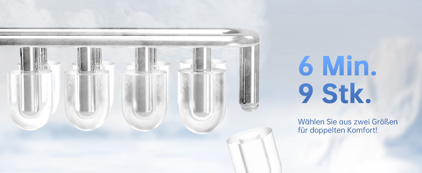 Машина для приготування льоду Ice Maker 1.3л, чорна, для кухні, офісу, барів, вечірок. Швидке приготування 9 кубиків за 6 хвилин, самоочищення, тиха робота.