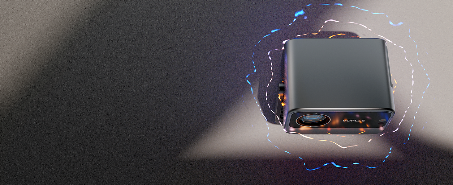 Smart Beamer 28000 Lumen: 4K проєктор з автофокусом, Dolby Audio, WiFi6, Bluetooth, підтримкою 1080P для дому та вулиці