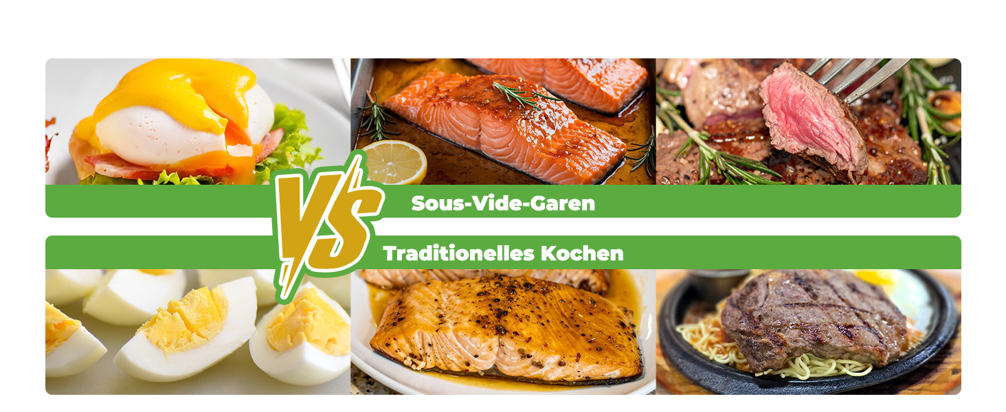 Sous Vide приготування: Циркуляційний термостат з LCD дисплеєм, таймером, 1000W, для посуду до 20L, 25-92,5°C, Slow Cooker, преміум-якість