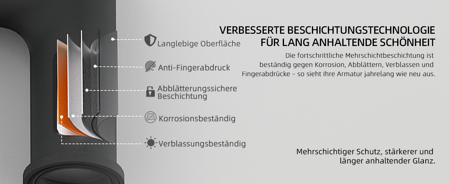 Змішувач для ванної кімнати BELZ, одноручний, для умивальника, хром (Black), водозберігаючий, енергозберігаючий, висота виливу 78 мм