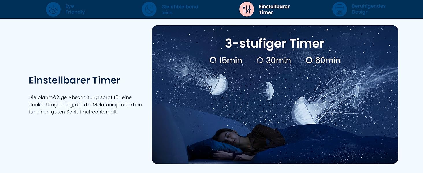 Проєктор зоряного неба POCOCO Sternenhimmel: LED-проектор галактики, планетарій для дітей та дорослих, нічник з ауророю, 2 диски, таймер, рожево-блакитний