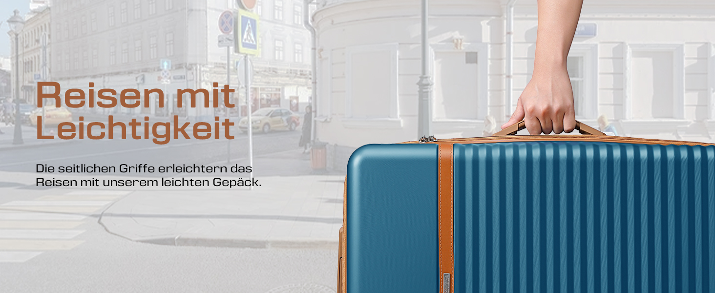 Набір валіз Joyway 5шт з ABS пластику, розширюваний, з TSA замком та 4 колесами (темно-коричневий)