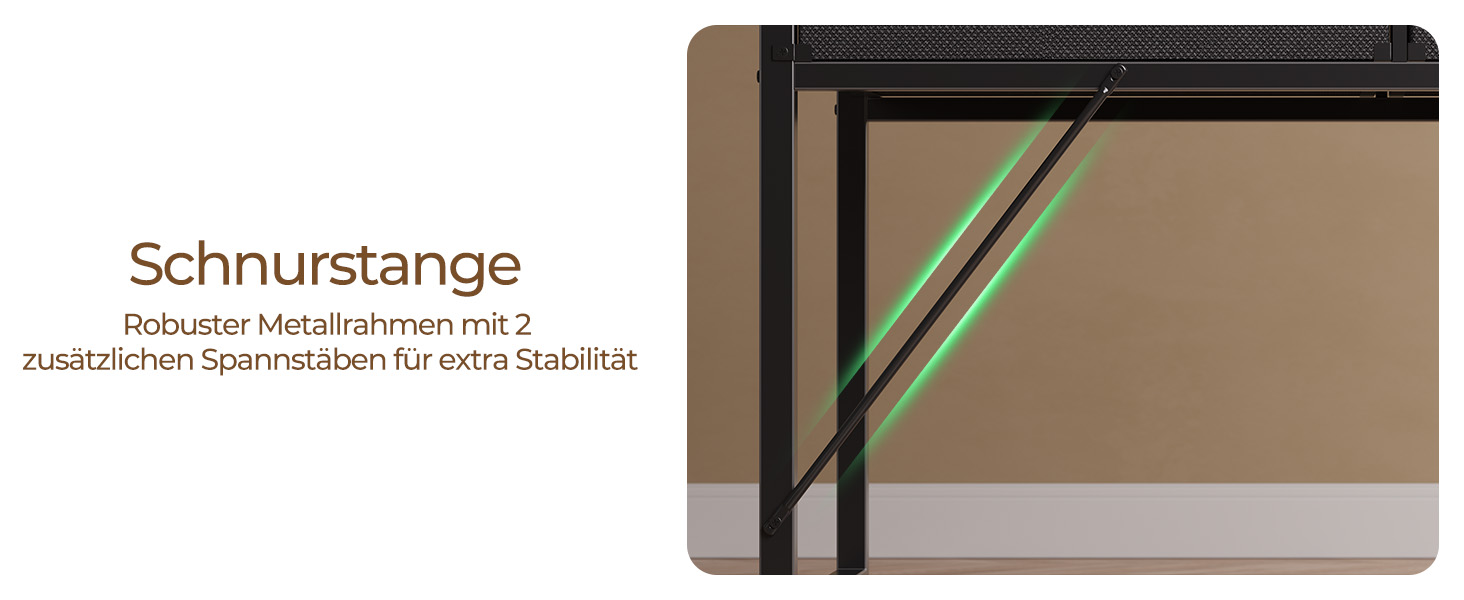 Комп'ютерний стіл Seventable з розетками та LED-підсвіткою, 100 см, геймінговий стіл з 5 висувними ящиками та підставкою для монітора, для офісу, кабінету, спальні, вітальні (Вінтажний коричневий)