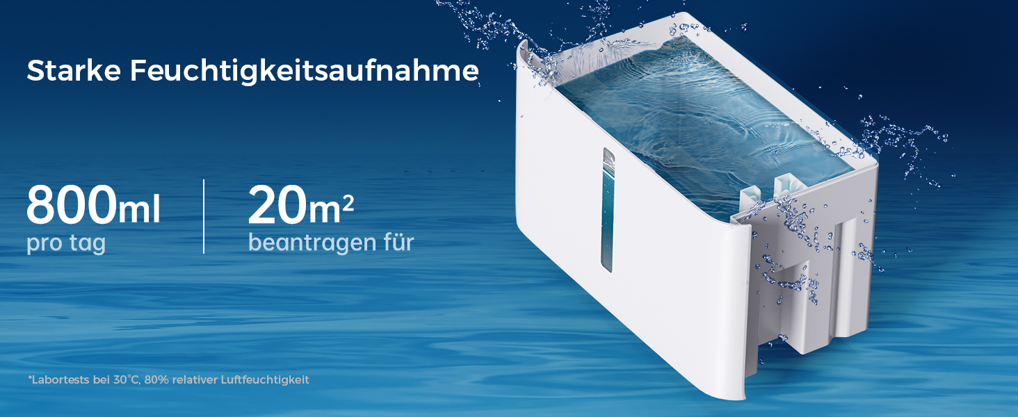 Електричний осушувач повітря 3л, для дому до 20㎡, з технологією Dual Peltier, 30дБ, таймер 24г