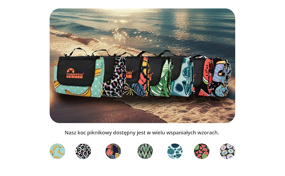 Водонепроникна пляжкова ковдра для пікніка Shelly XXL 200x200 см, пісочна ізоляційна підстилка для 4-6 осіб з ручкою, ременем та анкерами