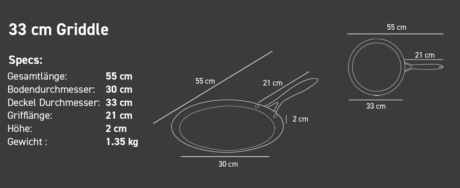 Сковорода-гриль HexClad Hybrid з нержавіючої сталі (33 см) з антипригарним покриттям, не містить PFOA, для всіх типів плит