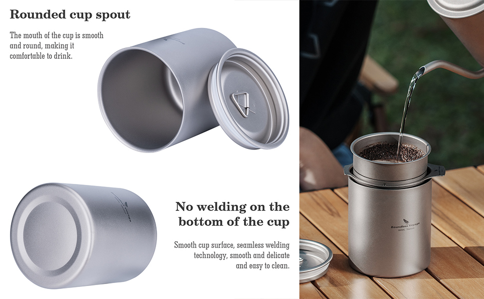 Термокружка iBasingo Titan 350мл з кришкою, з подвійними стінками, для дому, офісу, кемпінгу, подорожей